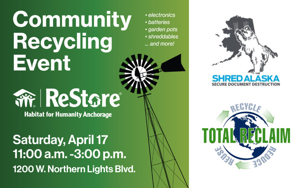 Join Anchor Gardens at the Restore's Community Recycling Event